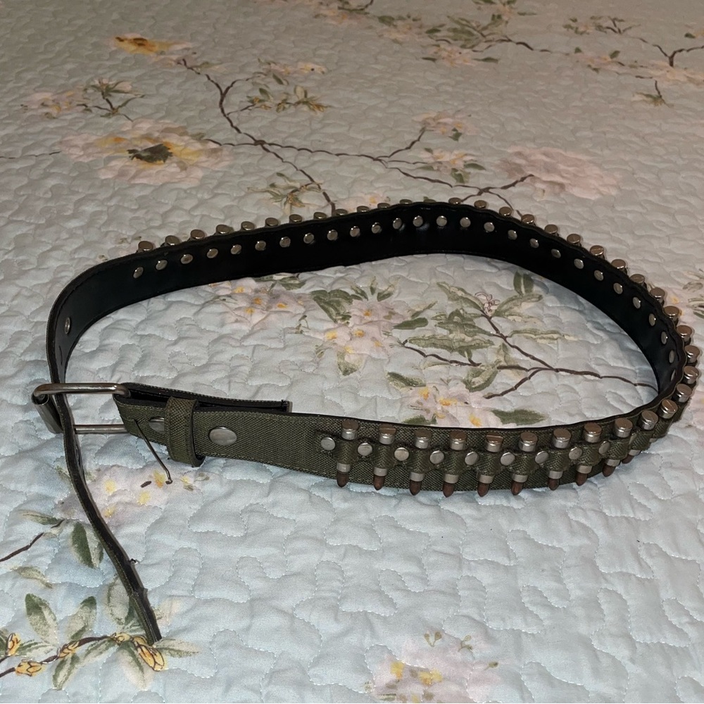 Army Green Bullet Belt